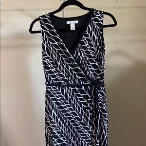 WHBM maxi dress with leg slit